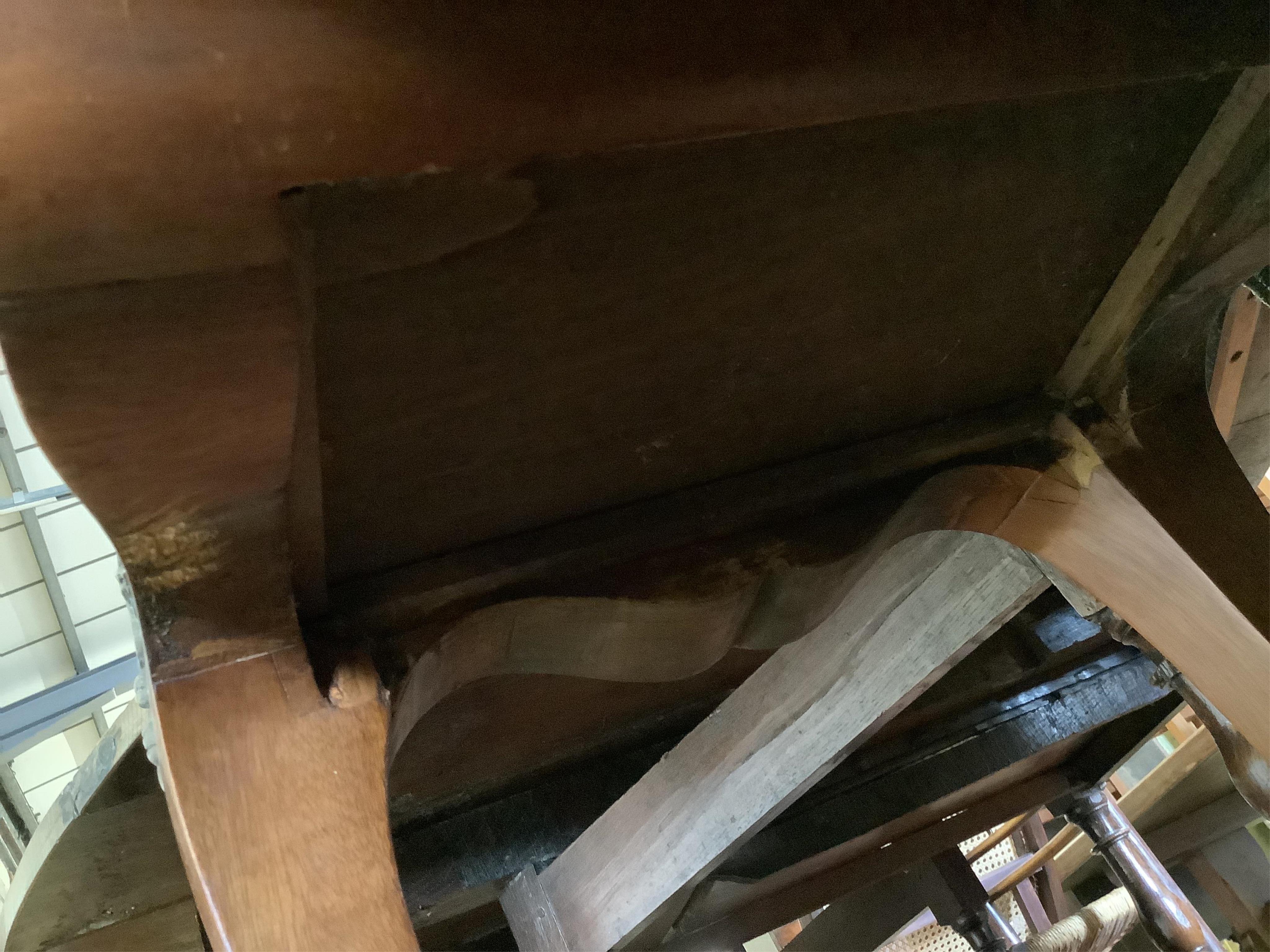A French marquetry inlaid kingwood poudreuse, width 82cm, depth 36cm, height 74cm. Condition - good